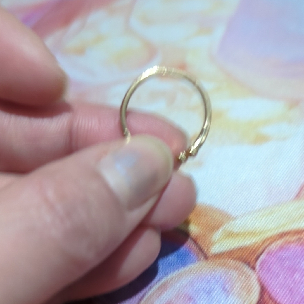 6/$15 Elegant Gold-Tone Toe Ring w/ Rhinestone Accents | Adjustable - Picture 5 of 10